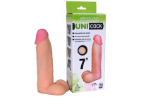 Фаллическая насадка Харнесс UNICOCK 7 - 19 см.