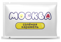 Универсальная смазка с ароматом солёной карамели Москва Вкусная - 10 мл.