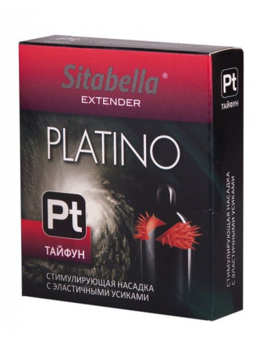 Стимулирующая насадка с шипиками по бокам Platino Тайфун