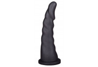 Насадка-фаллоимитатор на кожаных трусиках Harness Ultra Realistic 6,5 - 18,5 см.