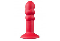 Красная анальная пробка SHOVE UP 5INCH SILICONE BUTT PLUG RED - 12,7 см.