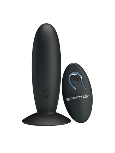 Анальная пробка с вибрацией и пультом управления Remote Control Vibrating Plug - 11 см.