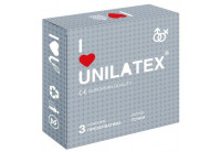 Презервативы с точками Unilatex Dotted - 3 шт.