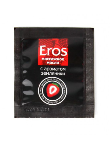 Саше массажного масла с ароматом земляники Eros fantasy - 4 гр.