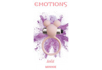 Розовое эрекционное виброколечко Emotions Minnie Light pink