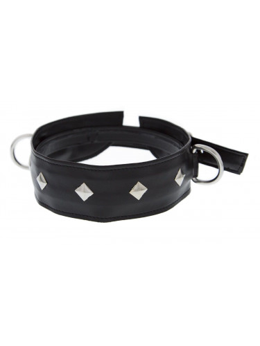 Полиуретановый ошейник с пуклями и D-кольцами Collar with Studs