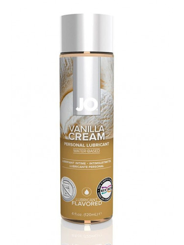 Лубрикант на водной основе с ароматом ванили JO Flavored Vanilla H2O - 120 мл.