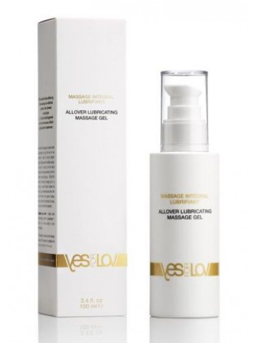 Массажный гель-смазка на силиконовой основе Allover Massage Gel - 100 мл.