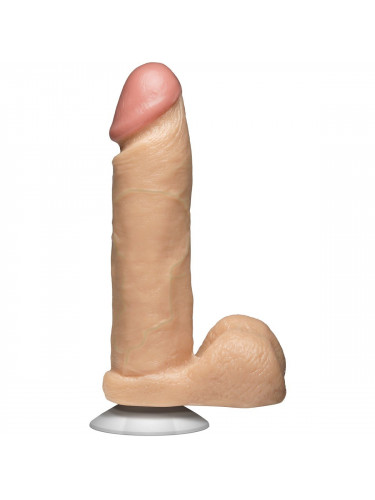 Телесный фаллоимитатор The Realistic Cock 8” with Removable Vac-U-Lock Suction Cup - 22,3 см.