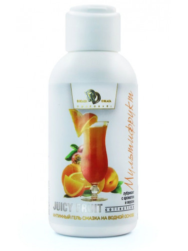 Интимный гель на водной основе JUICY FRUIT с ароматом фруктов - 100 мл.
