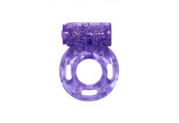 Фиолетовое эрекционное кольцо с вибрацией Rings Axle-pin