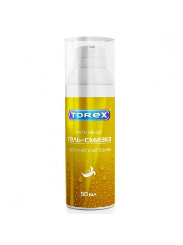 Гель-смазка на водной основе Torex Тропический банан - 50 мл.