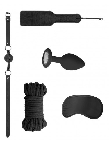 Черный игровой набор Introductory Bondage Kit №5