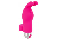 Розовая пулька-насадка на палец Finger Bunny - 8,25 см.
