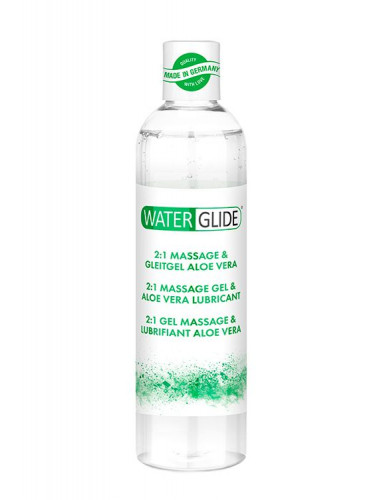 Гель-смазка 2-в-1 MASSAGE LUBRICANT ALOE VERA - 300 мл.