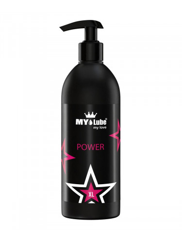 Возбуждающая гель-смазка на водной основе MyLube POWER XL - 500 мл.