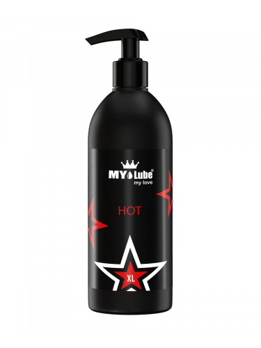 Разогревающий лубрикант на водной основе MyLube HOT XL - 500 мл.