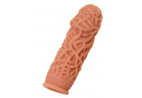 Насадка на фаллос с рельефными складочками Extreme Sleeve 012 M-size - 14,7 см.