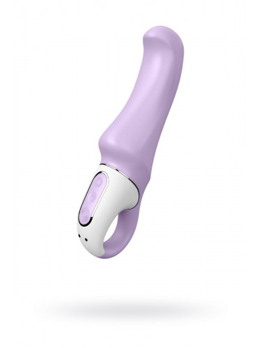Сиреневый вибратор Satisfyer Charming Smile - 18,5 см.