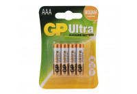 Батарейки алкалиновые GP Ultra Alkaline 24А AАA/LR03 - 4 шт.