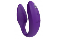 Фиолетовый вибратор для пар We-Vibe Sync 2