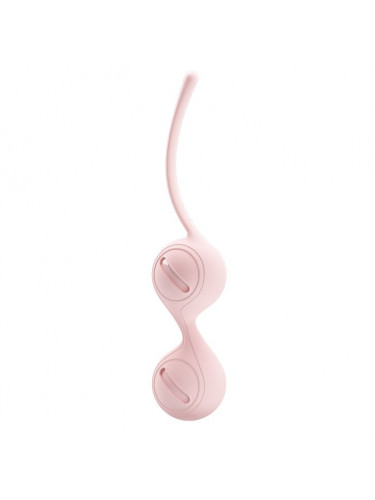 Нежно-розовые вагинальные шарики на сцепке Kegel Tighten Up I