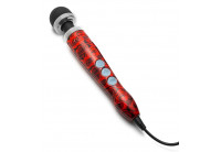 Жезловый вибратор Doxy Number 3 с розами - 28 см.