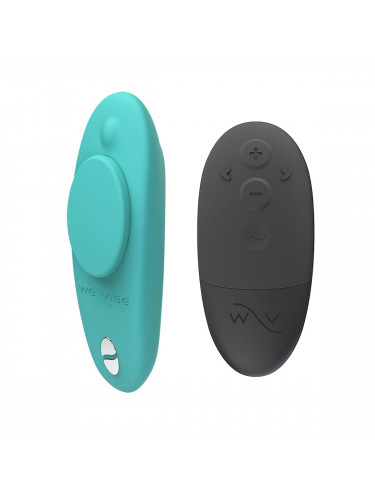 Аквамариновый вибратор в трусики We-Vibe Moxie+