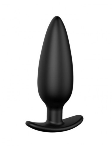 Черная анальная пробка №07 Self Penetrating Butt Plug - 12 см.
