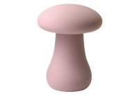 Розовый перезаряжаемый клиторальный стимулятор-грибочек Oyster Mushroom