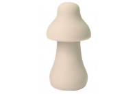 Молочный перезаряжаемый клиторальный стимулятор-грибочек Protruding Mushroom