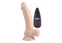 Телесный вибратор-реалистик The Master Dildo - 22,5 см.