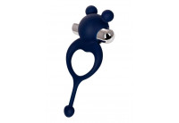 Синее виброкольцо с хвостиком JOS MICKEY