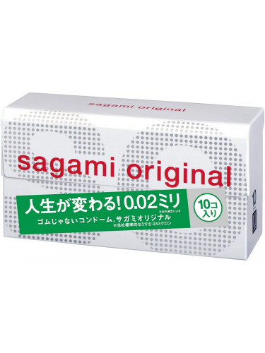 Ультратонкие презервативы Sagami Original 0.02 - 10 шт.