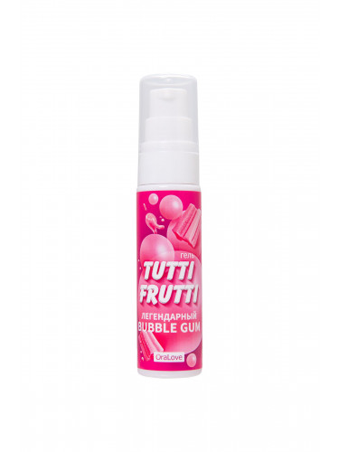 Интимный гель на водной основе Tutti-Frutti Bubble Gum - 30 гр.