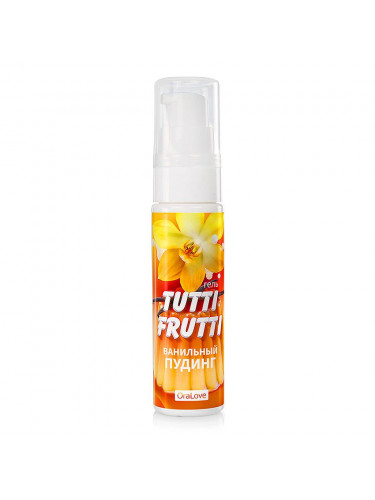 Интимный гель на водной основе Tutti-Frutti Ванильный пудинг - 30 гр.