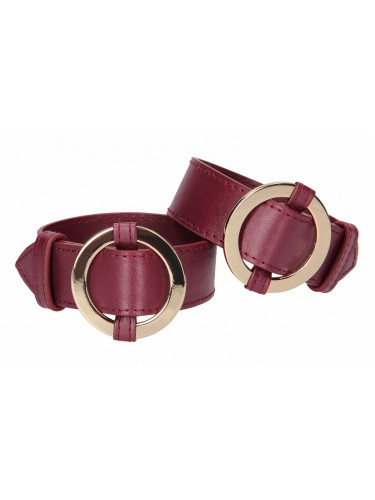 Бордовые наручники Halo Wrist Ankle Cuffs