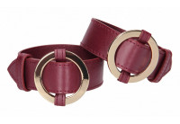 Бордовые наручники Halo Wrist Ankle Cuffs