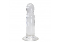 Прозрачный фаллоимитатор на присоске Gallant Jelly Dildo - 16 см.