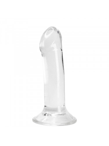 Прозрачный фаллоимитатор на присоске Valiant Jelly Dildo - 18 см.