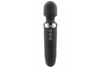 Черный wand-вибратор Be Wanded - 20 см.
