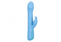 Голубой вибратор-кролик Elite Rotating Rabbit - 23,5 см.