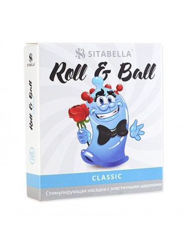 Стимулирующий презерватив-насадка Roll Ball Classic