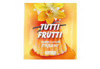 Саше гель-смазки Tutti-frutti со вкусом ванильного пудинга - 4 гр.