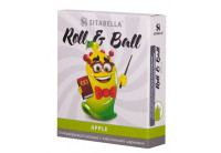 Стимулирующий презерватив-насадка Roll Ball Apple