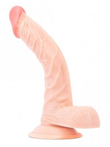 Телесный фаллоимитатор-реалистик Pink Vibe - 21 см.