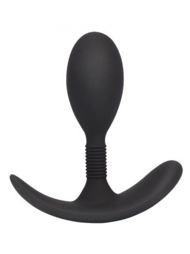 Черная анальная втулка Anal Play Plug S - 8,6 см.