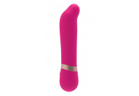 Розовый мини-вибратор для массажа G-точки Cuddly Vibe - 11,9 см.