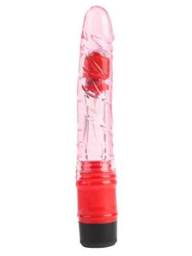 Розовый вибратор-реалистик 8.8 Inch Realistic Vibe - 22,3 см.