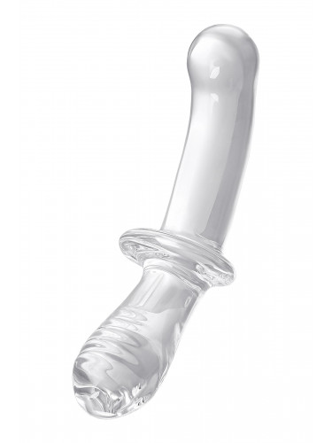 Прозрачный двусторонний стеклянный фаллоимитатор Satisfyer Double Crystal - 19,5 см.